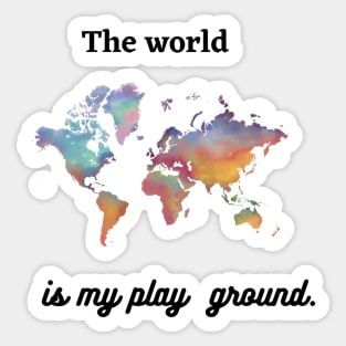 World map Sticker